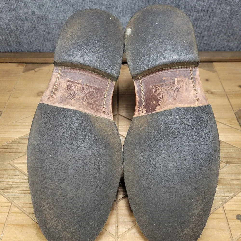Johnston & Murphy Connelly $200 Men's Cap Toe Boots Size 10 M Crepe Sole 27-1233